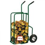 Chariot à Buche Charge Maxi 250Kg avec Roues Gonflées