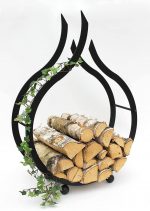 Support a Bois de Cheminée