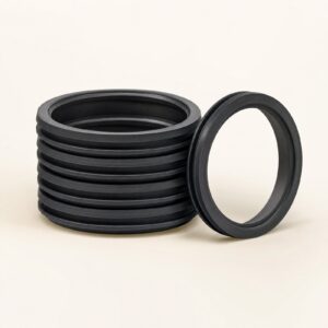 Joints silicone Ø 80 mm pour tuyau de poêle à granulés — lot de 5