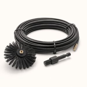 Kit de ramonage poêle à granulés Ø 80 mm — flexible 3 m
