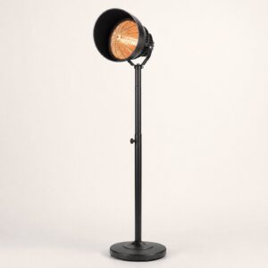 Parasol chauffant électrique 2 500 W — halogène sur pied