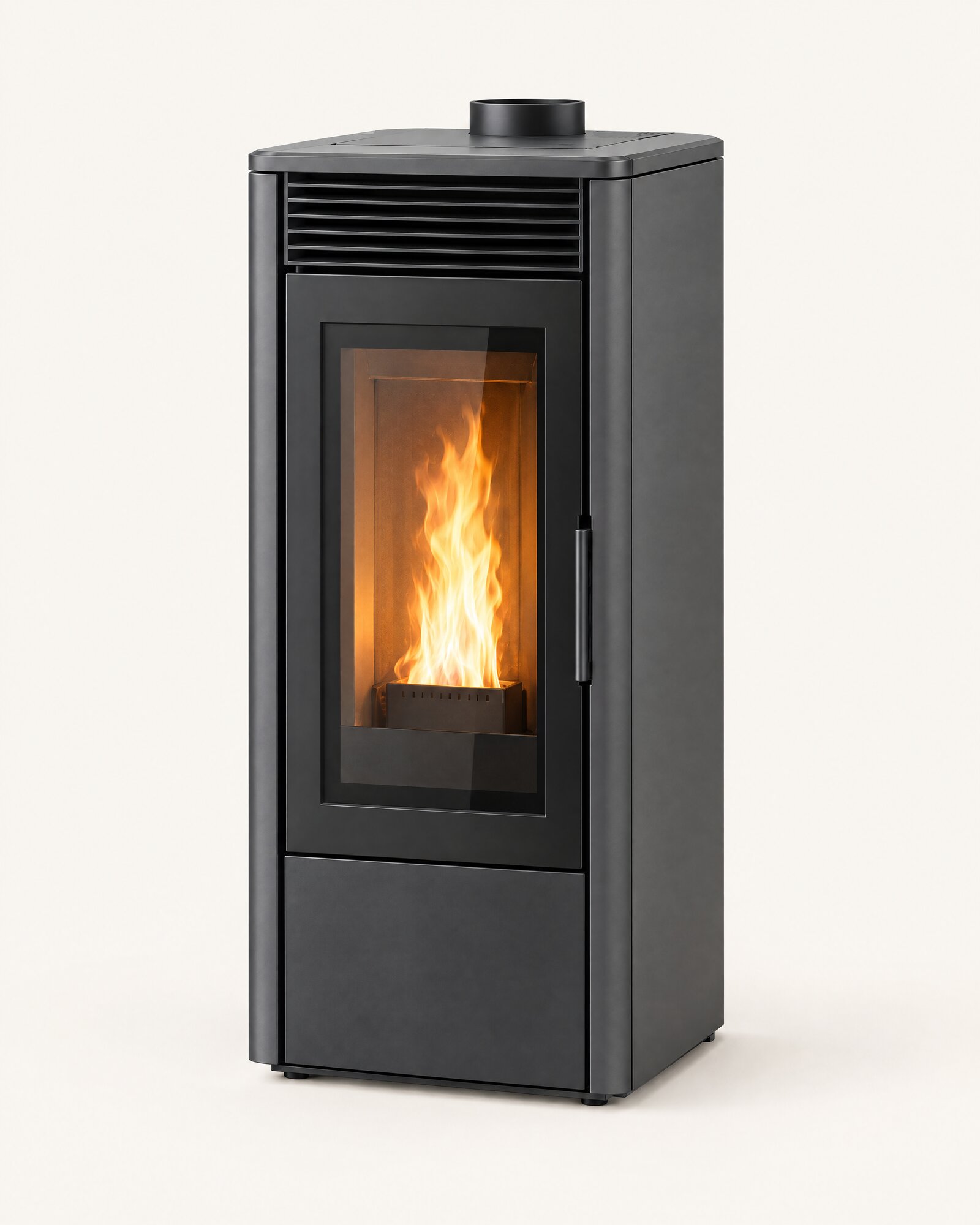 Poêle à granulés Atlas 12 kW canalisable — anthracite