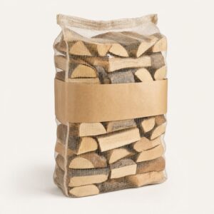 Bûches de hêtre séchées au four — sac 20 kg (25 cm)