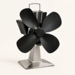 Ventilateur de poêle thermique — 4 pales